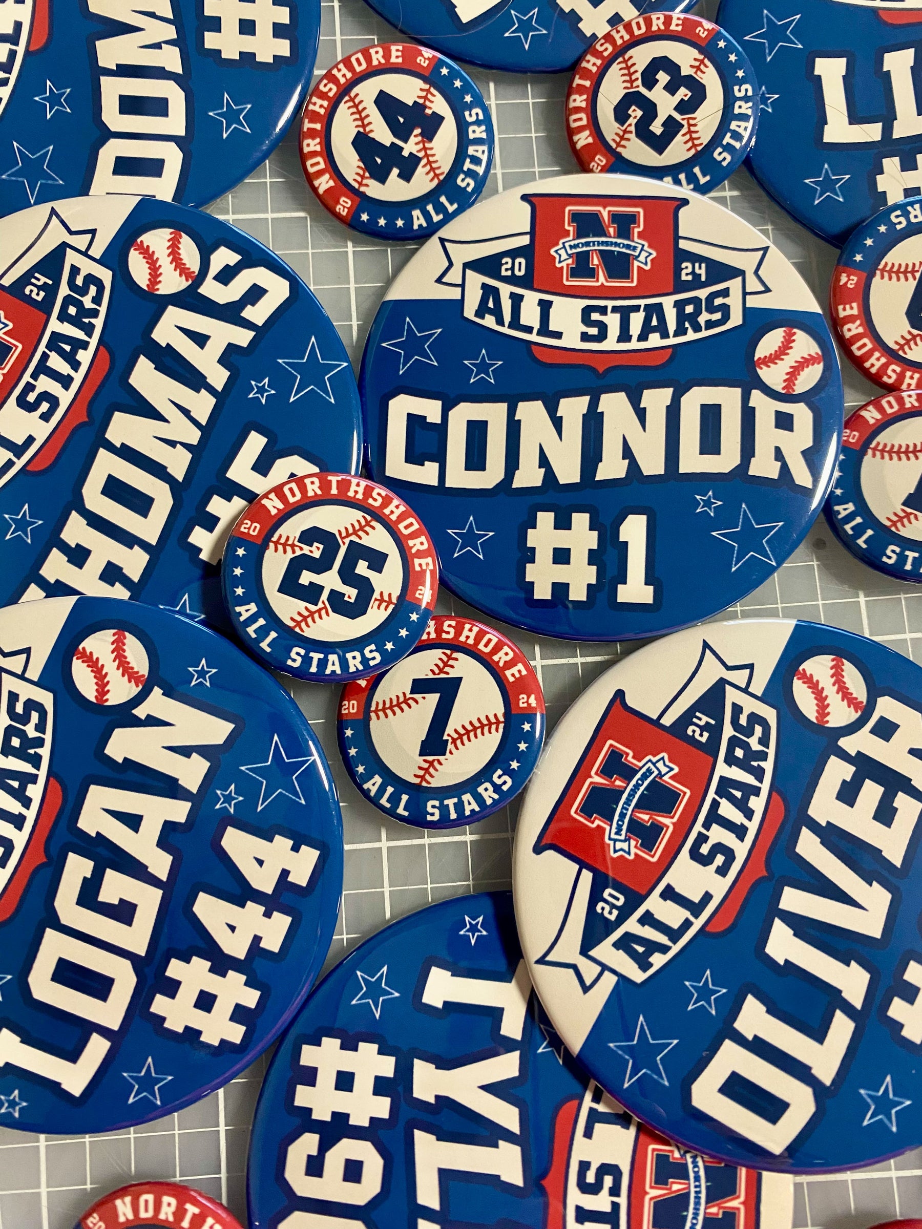 3" Pinback Buttons