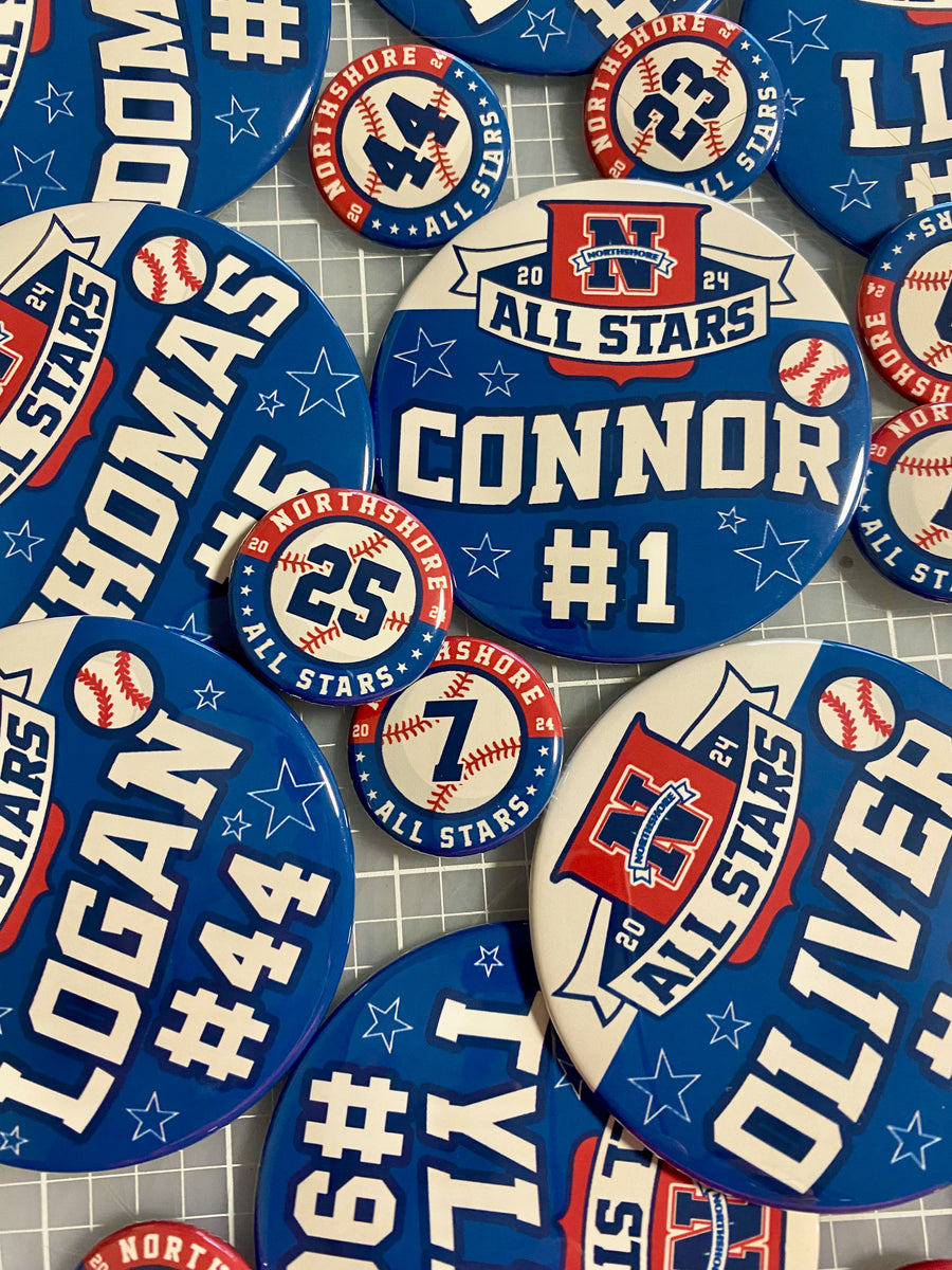 3" Pinback Buttons