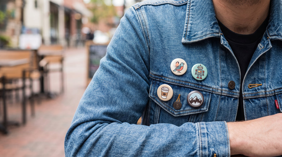 1.25" x 1.25" Mini Pinback Buttons